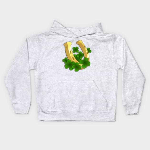 St. Patrick's Day Kids Hoodie by valentinahramov